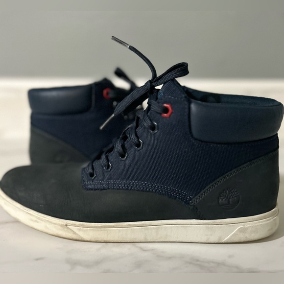 Timberland Other - Timberland Londyn blue leather high-top sneaker/boot men’s size 9.5